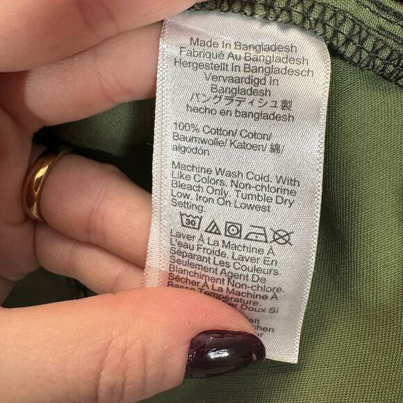 NWT J.Crew Womens Field Jacket Army Green Resin Coated Utility Streetwear Sz S - Picture 8 of 9